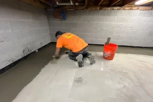 Interior Perimeter Drainage System Installation NJ