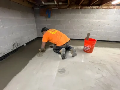 Interior Perimeter Drainage System Installation NJ